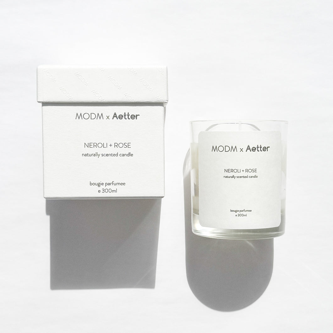 Neroli + Rose Scented Candle